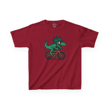 Kids Velociraptor Bike T-Shirt – Funny Dino Velo Tee