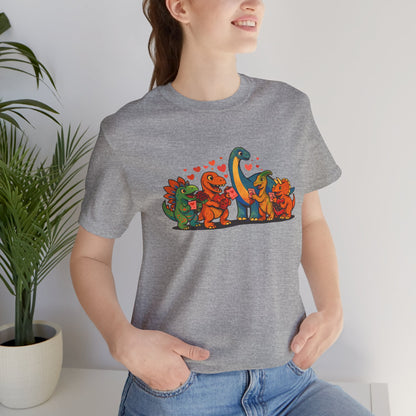 Dinosaur Valentines T-Shirt – Cute Dino Valentine’s Day Tee