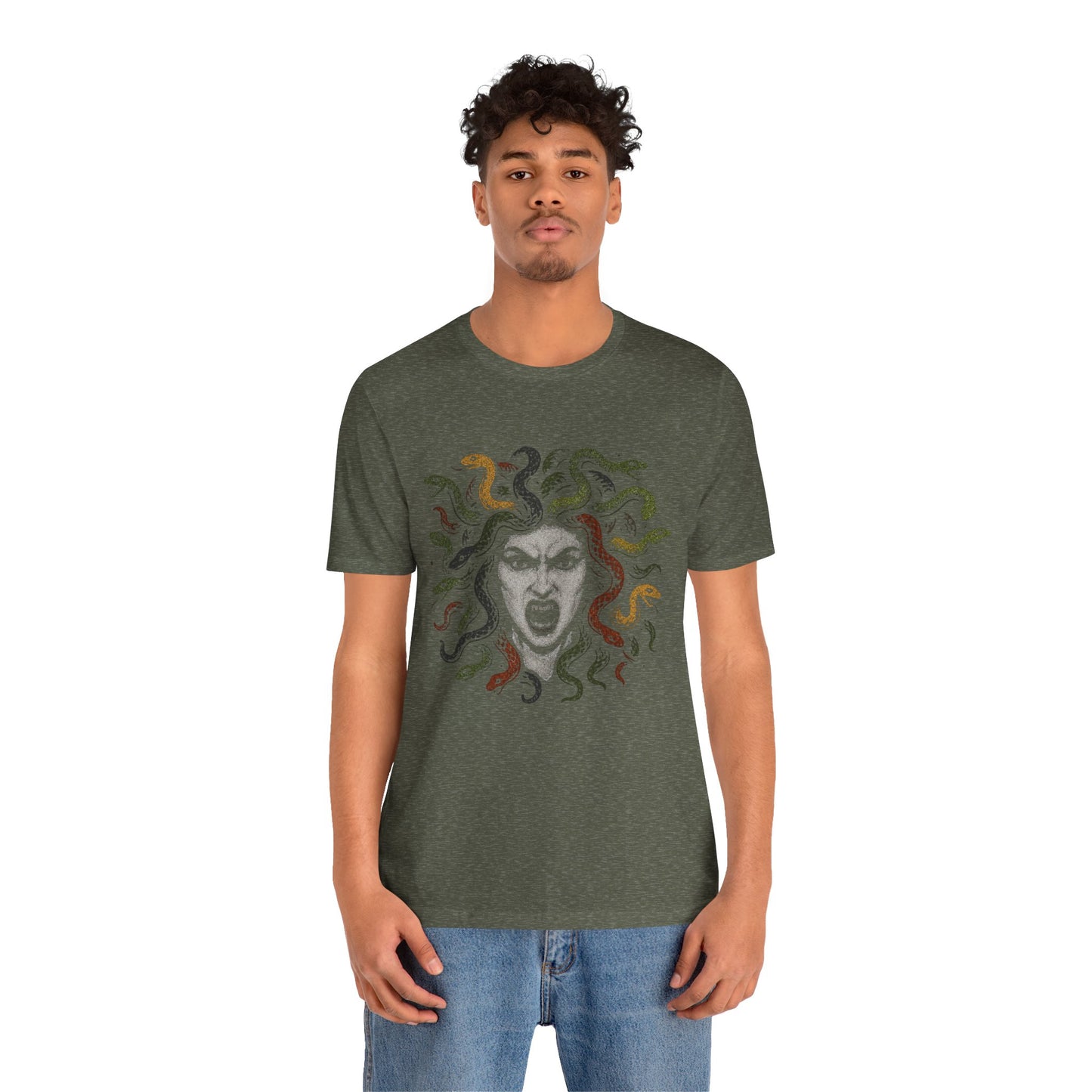 Medusa T-Shirt – Greek Mythology Gorgon Graphic Tee