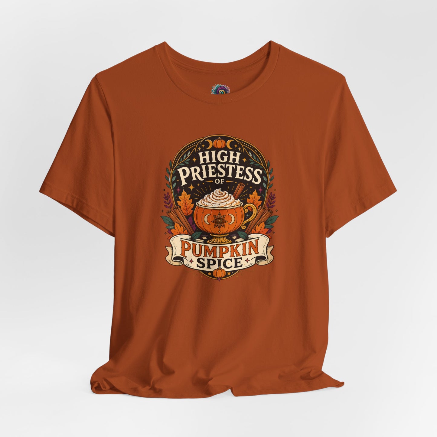 High Priestess of Pumpkin Spice T-Shirt – Funny Fall Tee