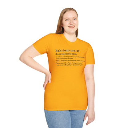Kakistocracy T-Shirt – Funny Political Protest Graphic Tee