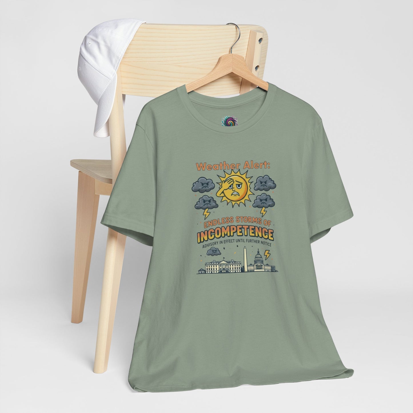 Weather Alert Political Satire T-Shirt – Funny Protest Shirt | Whimspin