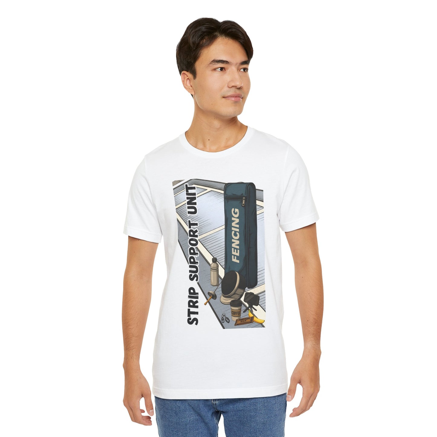 Strip Support Unit T-Shirt – Funny Fencing Parent Shirt for Tournament Days