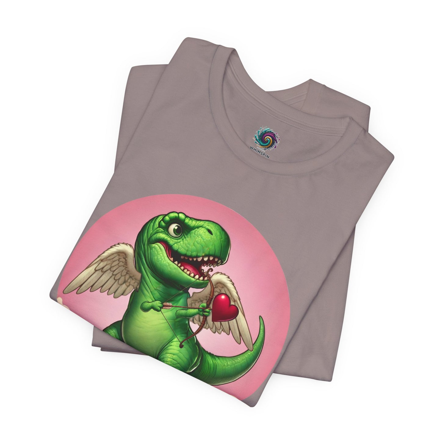 Cupidsaurus Rex T-Shirt – Funny Dinosaur Cupid Valentine’s Day Tee