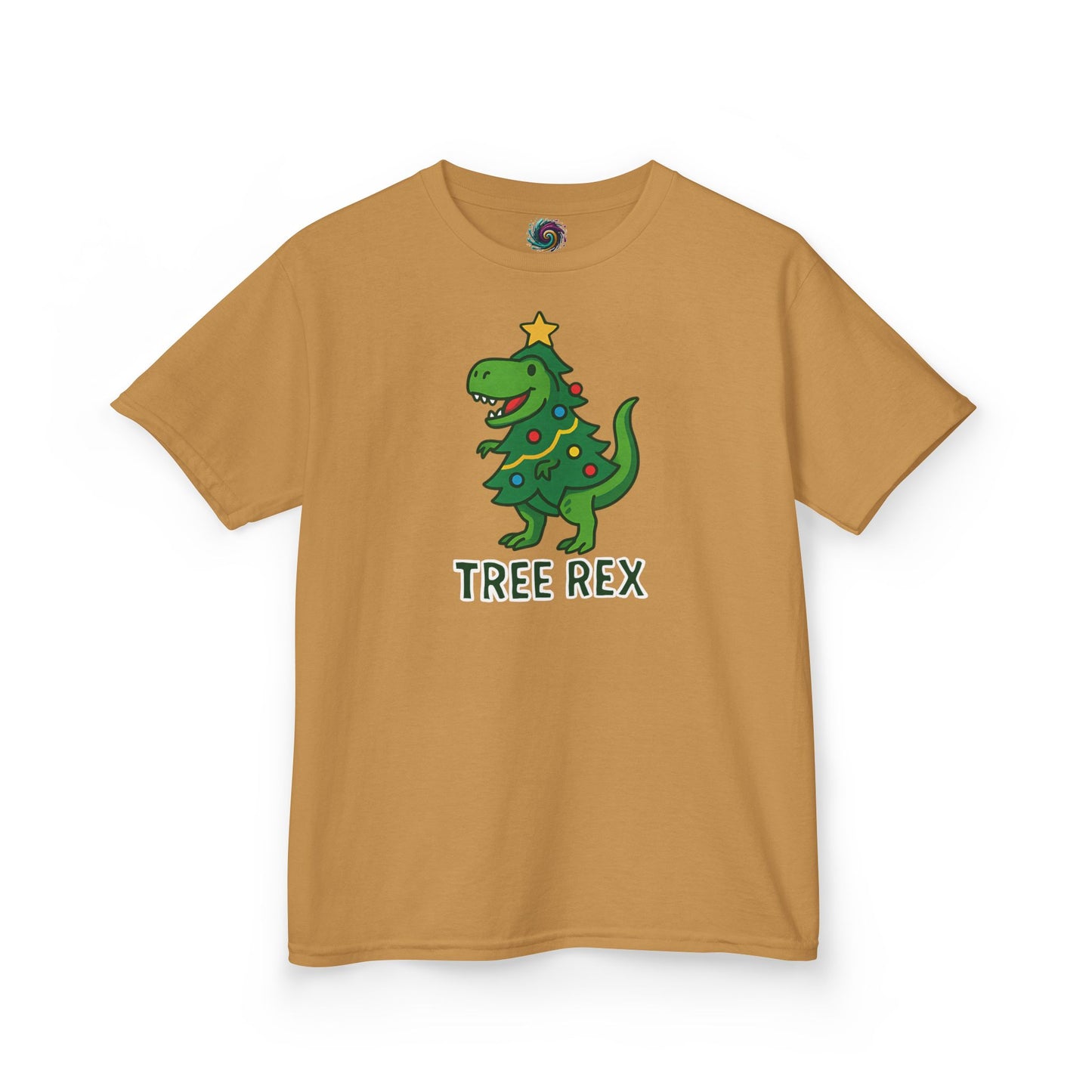 Tree Rex Kids’ Christmas T-Shirt – Cute Dino Holiday Tee