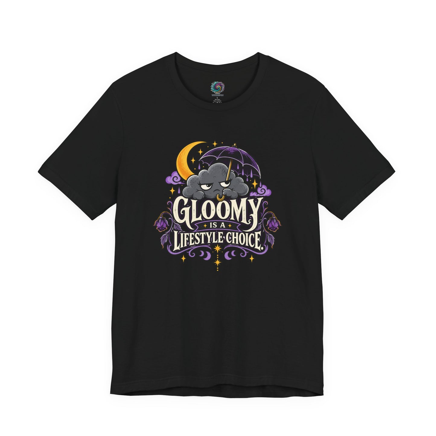 Gloomy Is a Lifestyle Choice T-Shirt – Funny Goth Halloween Tee