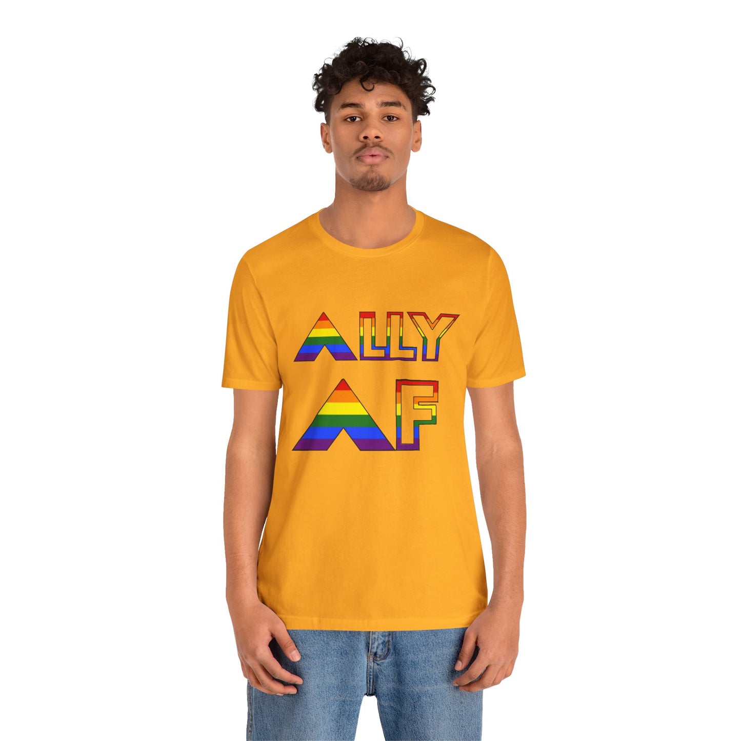 Ally AF Pride Tee – Bold LGBTQ+ Support Shirt for Loud Allies