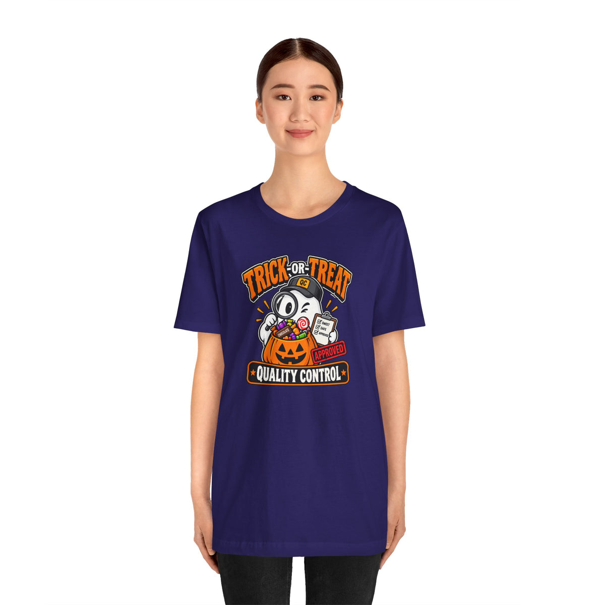 Trick-or-Treat Quality Control T-Shirt – Funny Halloween Candy Tee