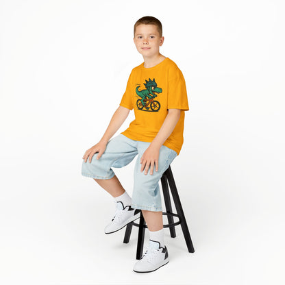 Kids Velociraptor Bike T-Shirt – Funny Dino Velo Tee