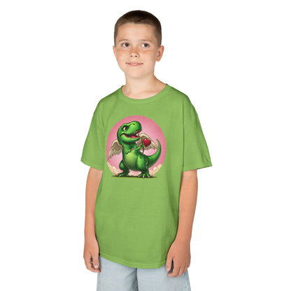 Cupidsaurus Rex Kids T-Shirt – Cute Dinosaur Valentine’s Day Tee for Kids