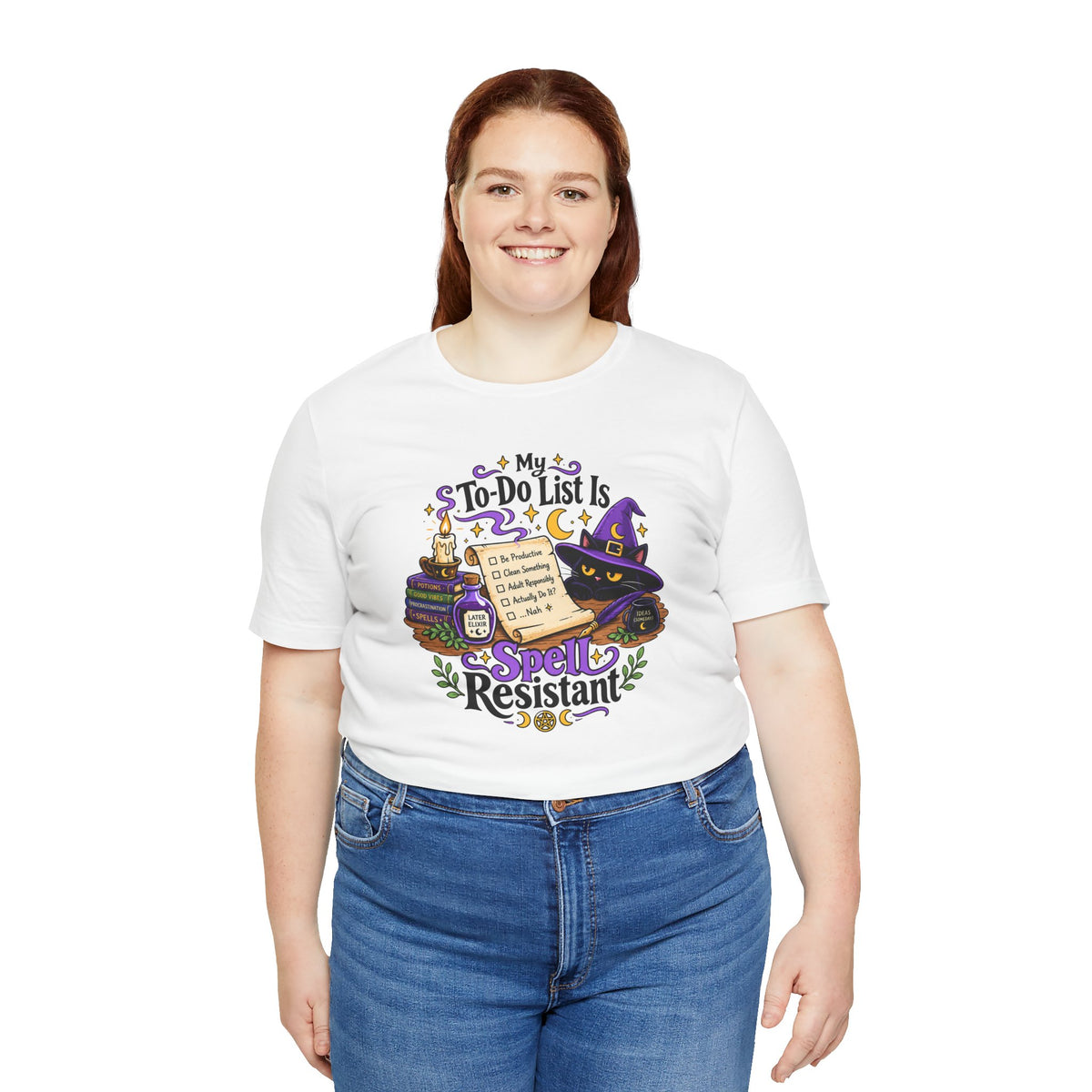 My To-Do List Is Spell Resistant T-Shirt – Funny Witchy ADHD Tee