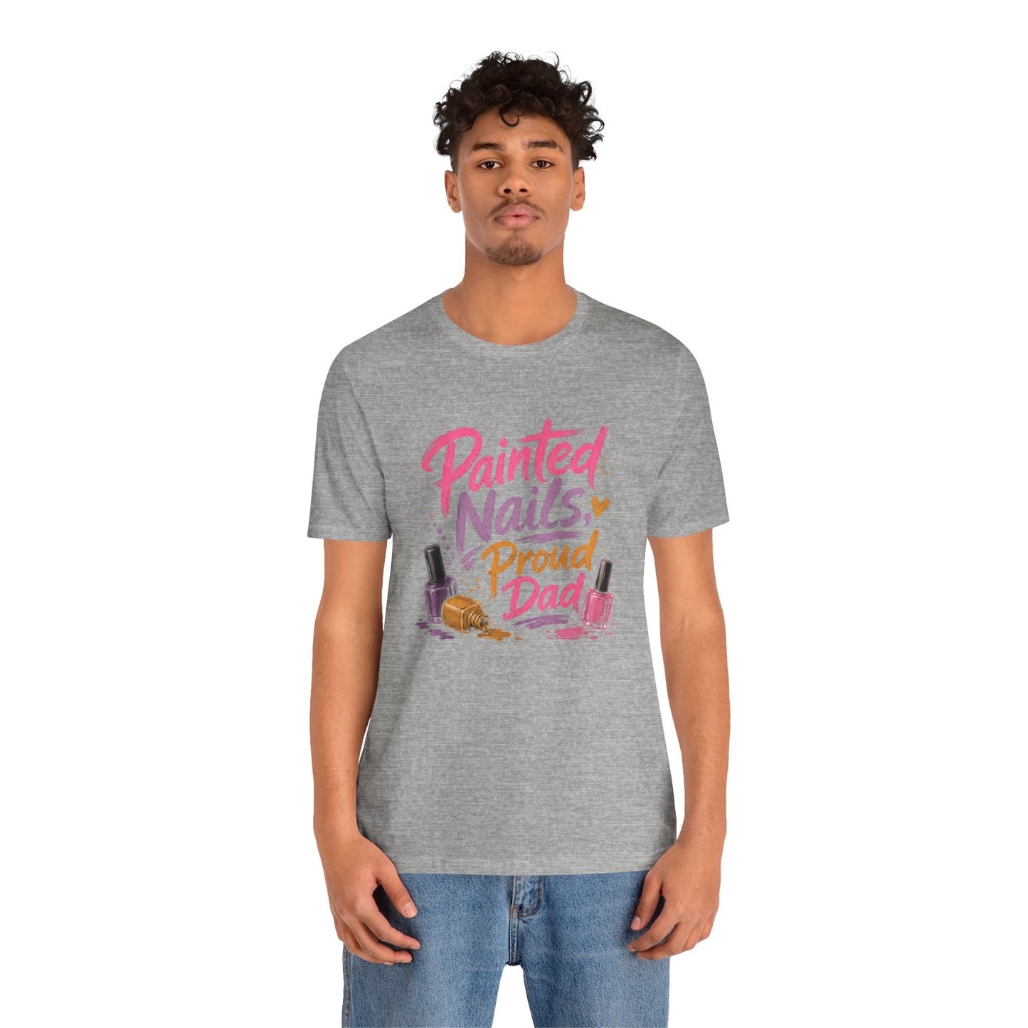 Painted Nails Proud Dad T-Shirt – Girl Dad Father’s Day Tee