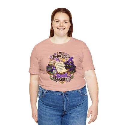 My To-Do List Is Spell Resistant T-Shirt – Funny Witchy ADHD Tee