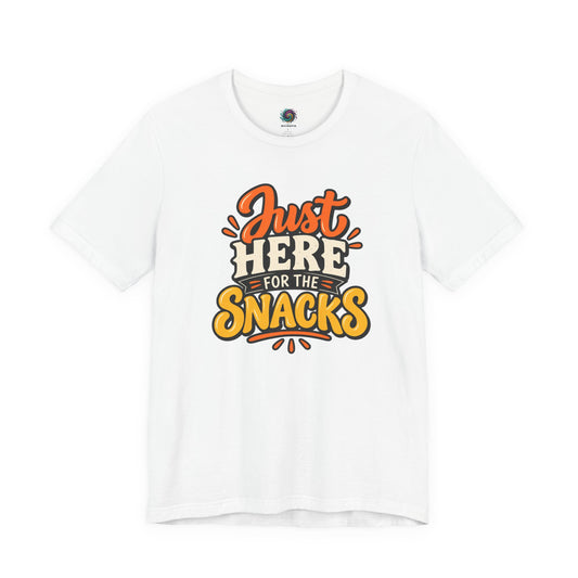 Just Here for the Snacks T-Shirt – Funny Halloween Foodie Tee