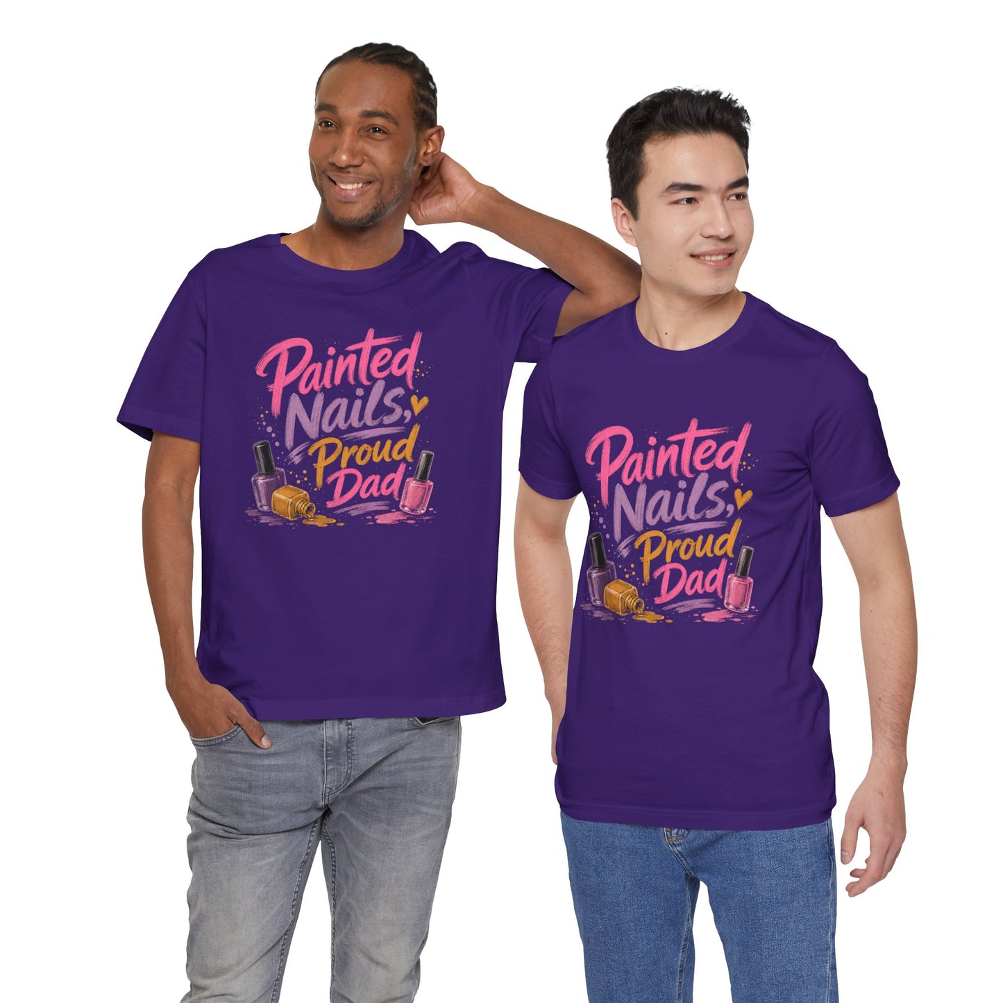 Painted Nails Proud Dad T-Shirt – Girl Dad Father’s Day Tee