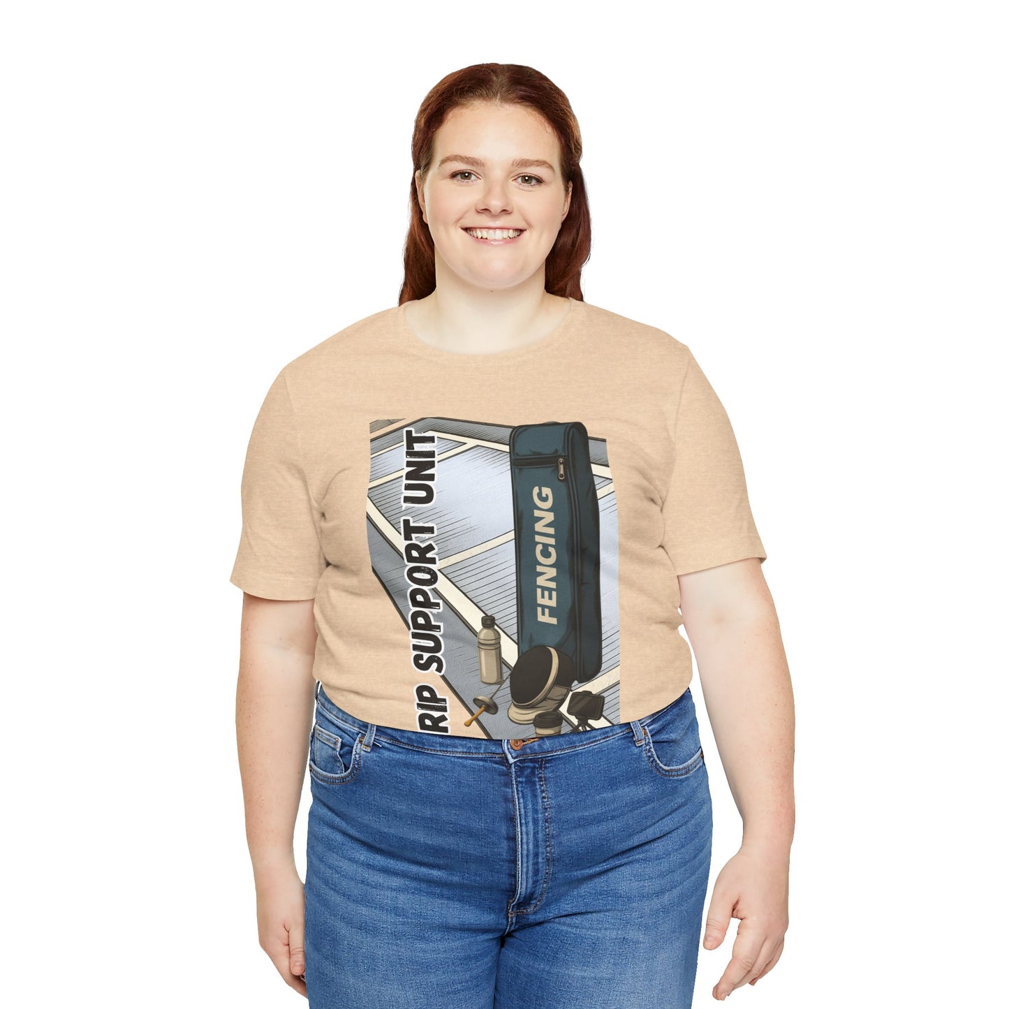 Strip Support Unit T-Shirt – Funny Fencing Parent Shirt for Tournament Days