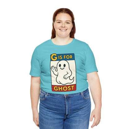 G Is for Ghost Shirt – Funny Monster Alphabet Halloween Tee