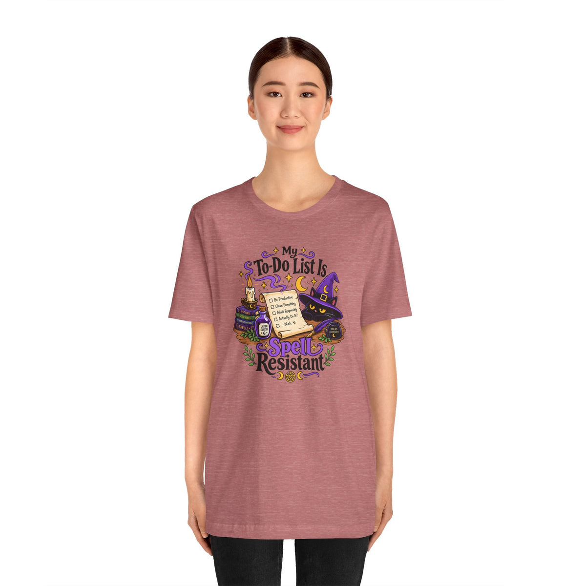 My To-Do List Is Spell Resistant T-Shirt – Funny Witchy ADHD Tee