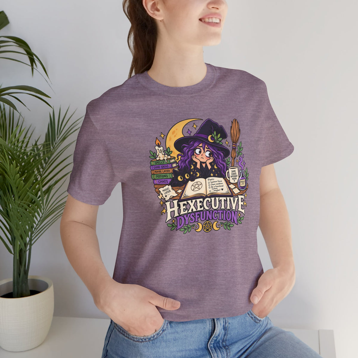 Hexecutive Dysfunction T-Shirt - Funny Witchy ADHD Humor Tee