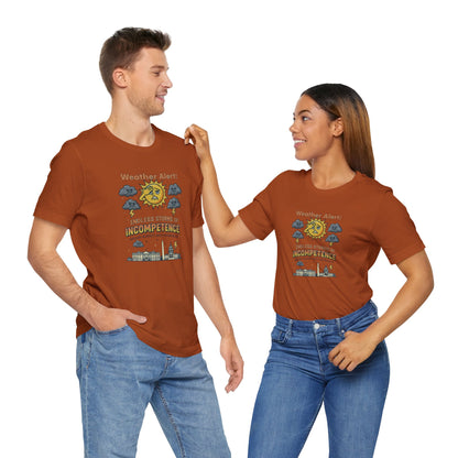 Weather Alert Political Satire T-Shirt – Funny Protest Shirt | Whimspin