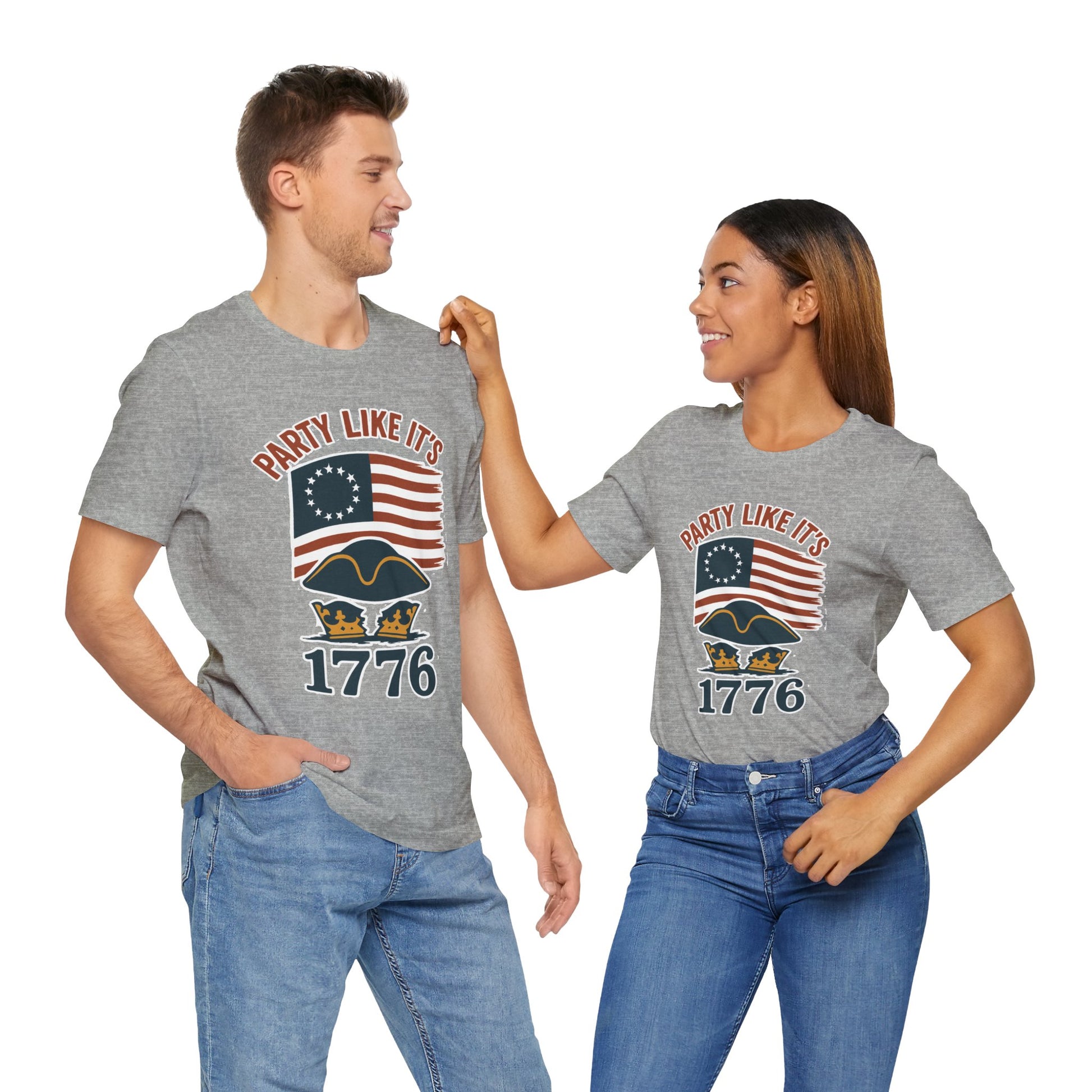 Party Like It’s 1776 T-Shirt – Revolutionary Spirit USA Tee - WhimSpin - https://whimspin.com