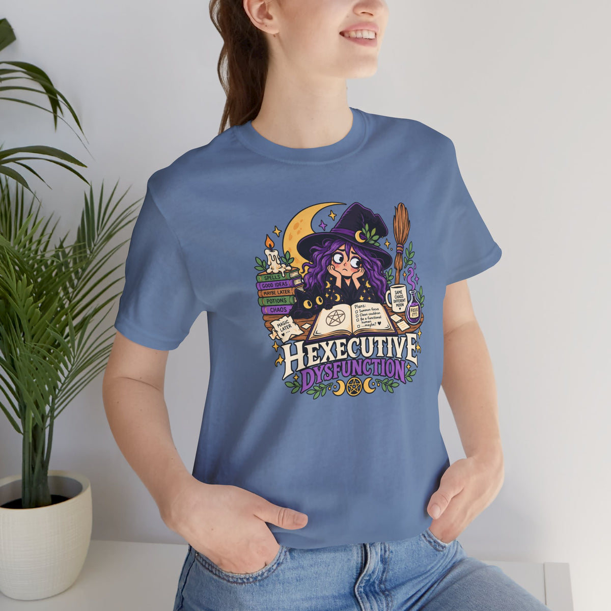 Hexecutive Dysfunction T-Shirt - Funny Witchy ADHD Humor Tee