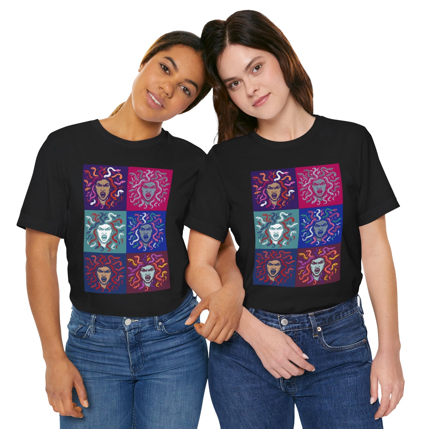 The Female Gaze Medusa T-Shirt – Feminist Pop Art Tee