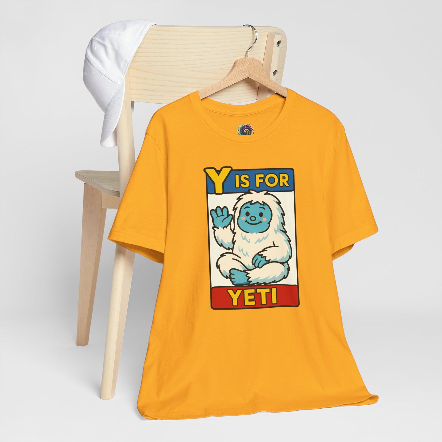Y Is for Yeti T-Shirt – Cute Winter Monster Tee from the Monster Alphabet Series