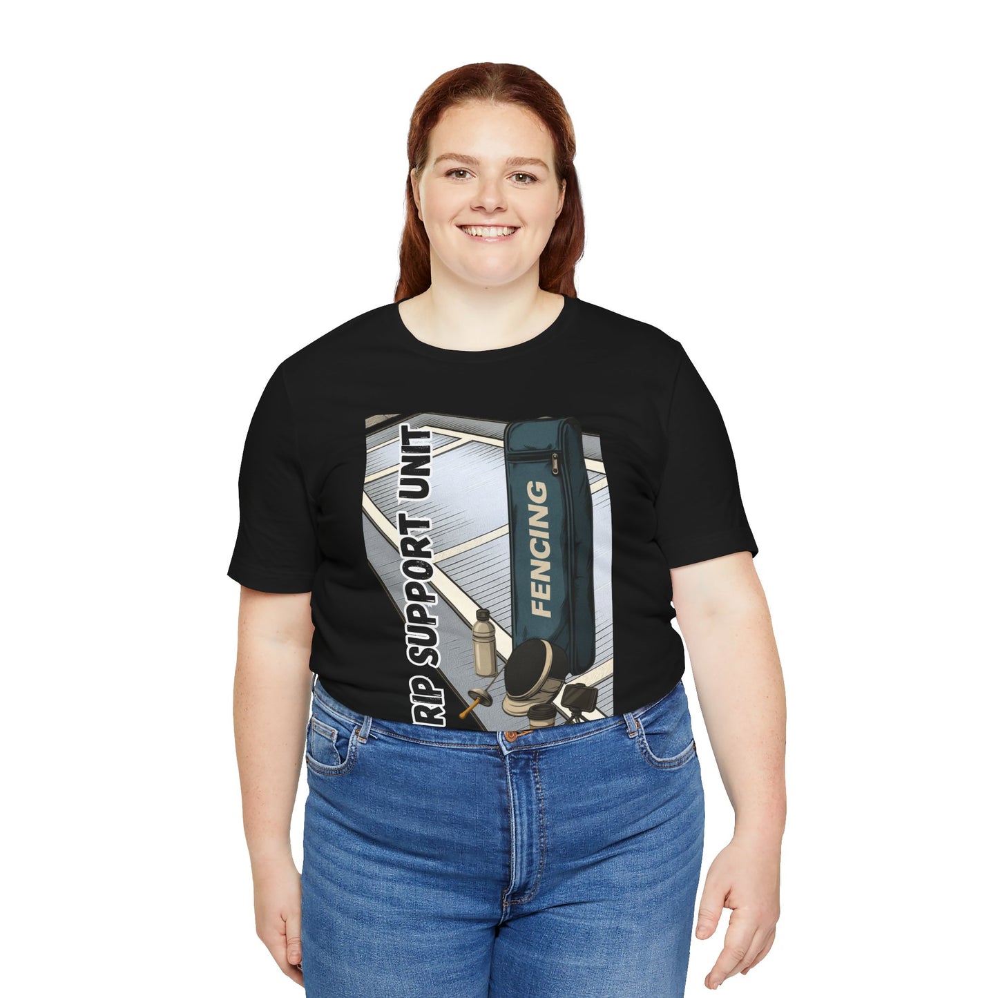 Strip Support Unit T-Shirt – Funny Fencing Parent Shirt for Tournament Days