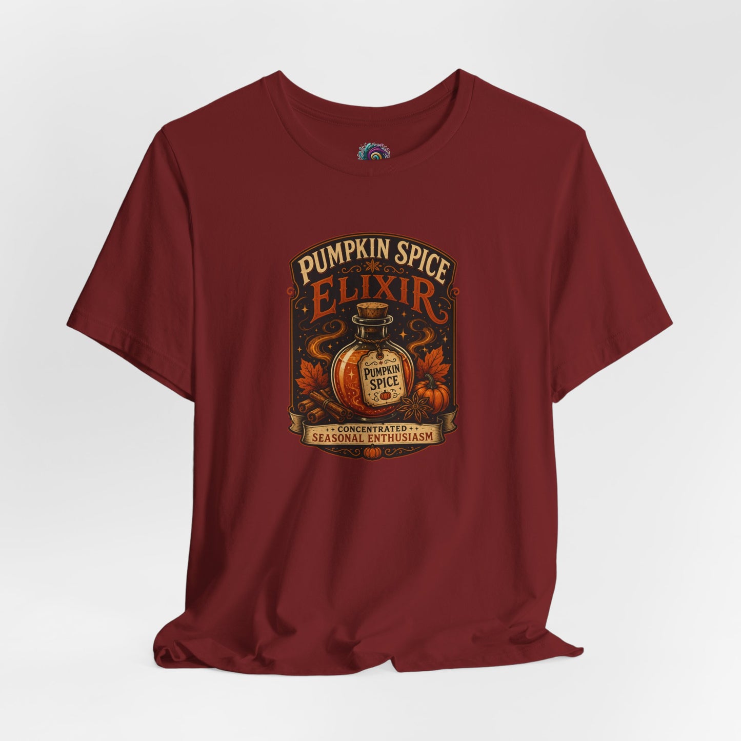Pumpkin Spice Elixir T-Shirt – Funny Witchy Fall Coffee Tee