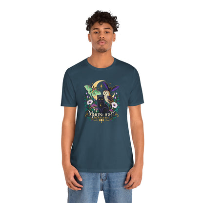 Moonlight Menagerie T-Shirt – Witchy Nocturnal Animals Tee