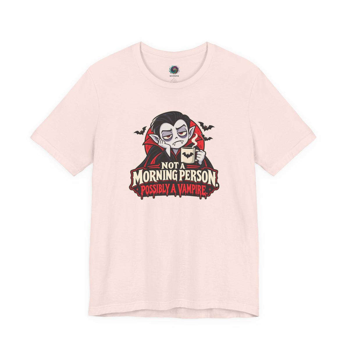 Not a Morning Person Possibly a Vampire T-Shirt – Funny Halloween Tee