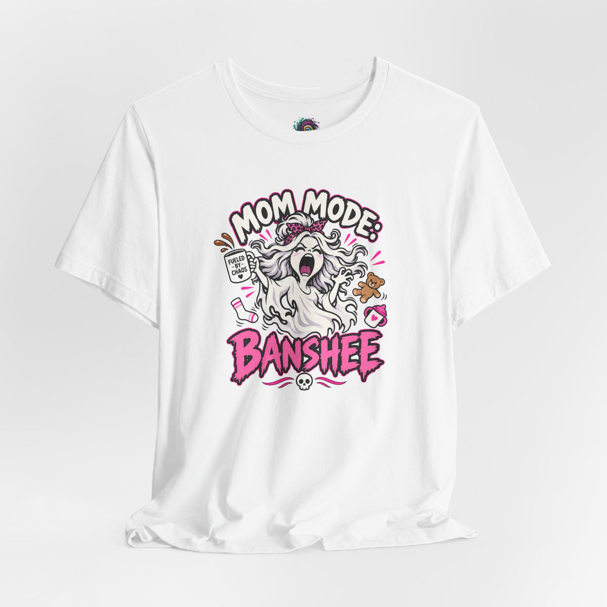 Mom Mode Banshee T-Shirt – Funny Chaotic Mom Halloween Tee