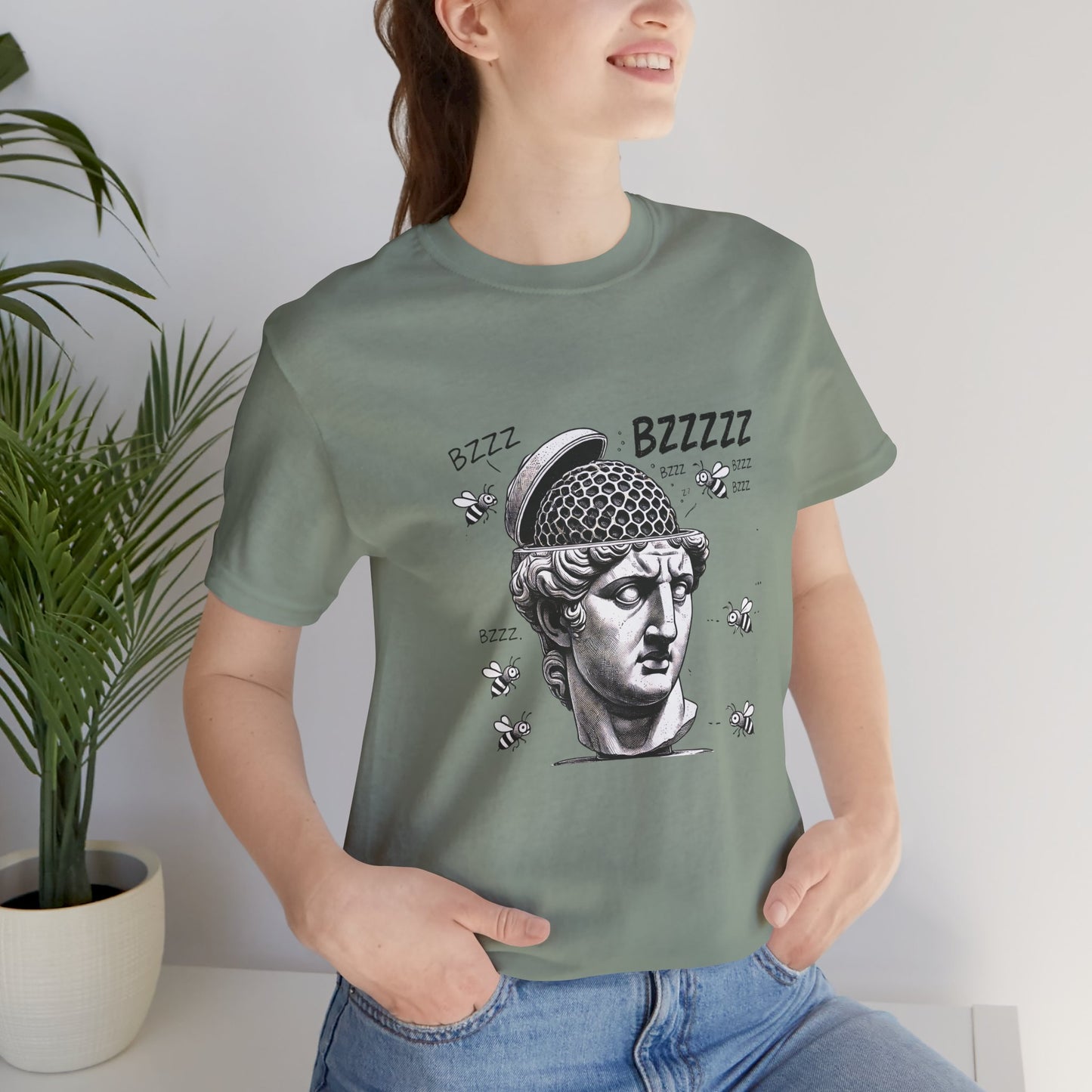 Hive Mind T-Shirt – Surreal Bee Group Think Parody Tee