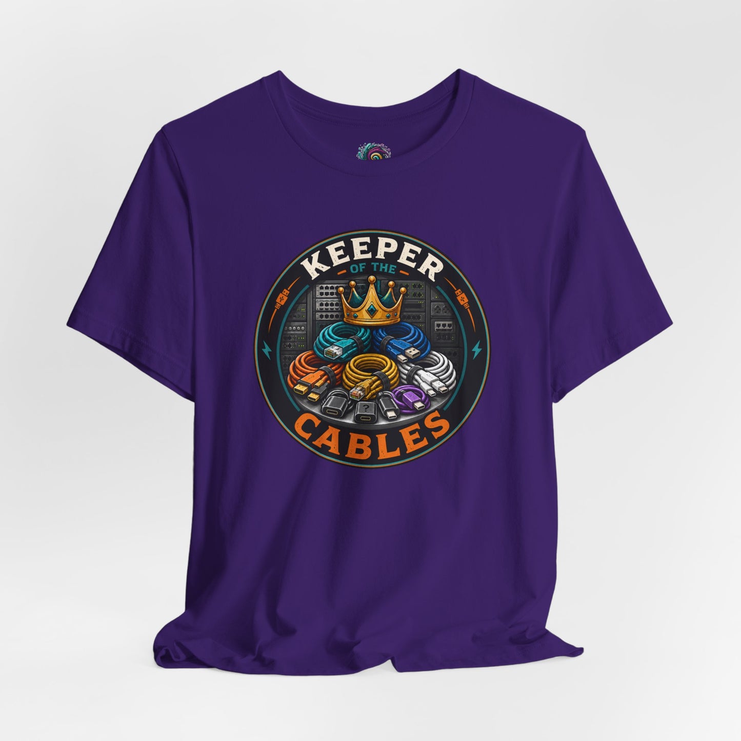 Keeper of the Cables T-Shirt – Funny Tech Dad Cable Tee