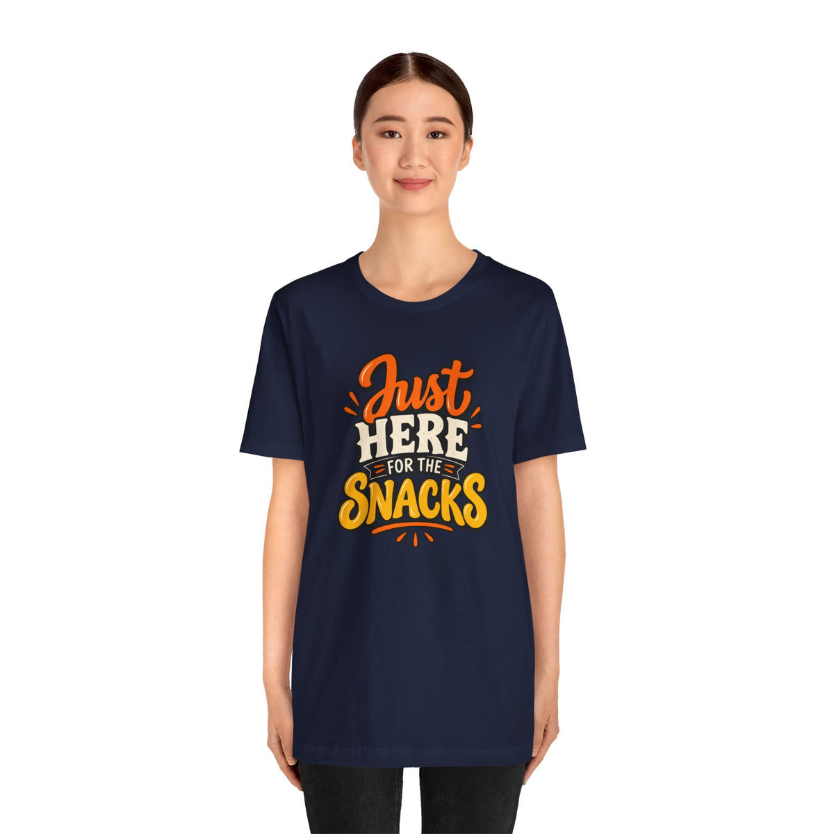 Just Here for the Snacks T-Shirt – Funny Halloween Foodie Tee