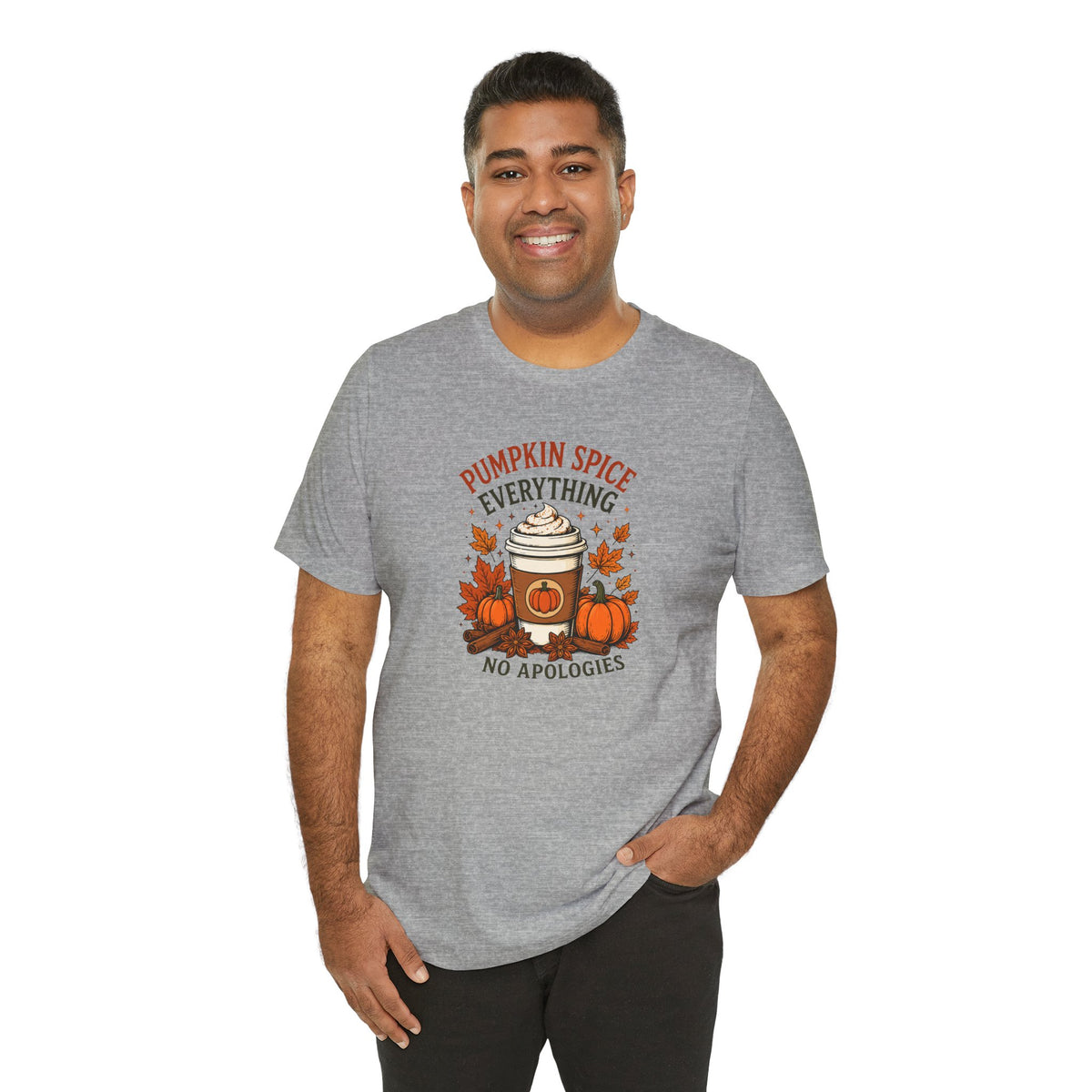 Pumpkin Spice Everything No Apologies T-Shirt – Fall Coffee Addict Tee