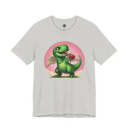 Cupidsaurus Rex T-Shirt – Funny Dinosaur Cupid Valentine’s Day Tee
