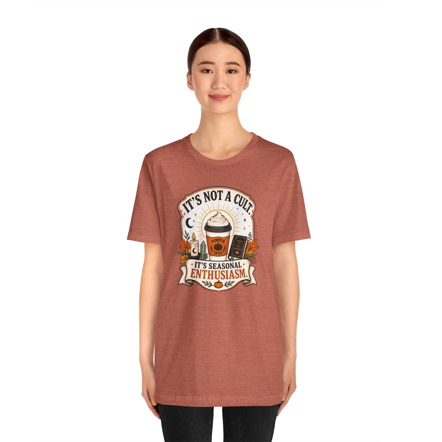 It’s Not a Cult Pumpkin Spice T-Shirt – Funny Fall Tee