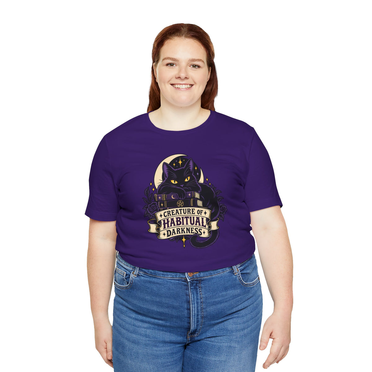 Creature of Habitual Darkness T-Shirt – Black Cat Goth Tee