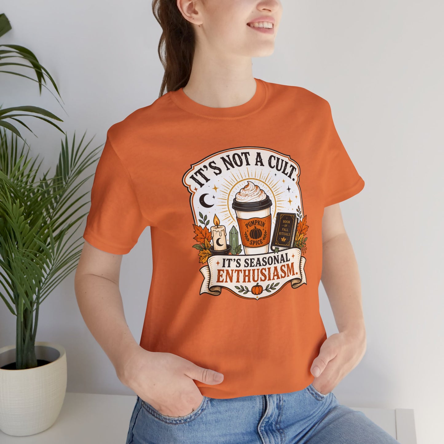 It’s Not a Cult Pumpkin Spice T-Shirt – Funny Fall Tee