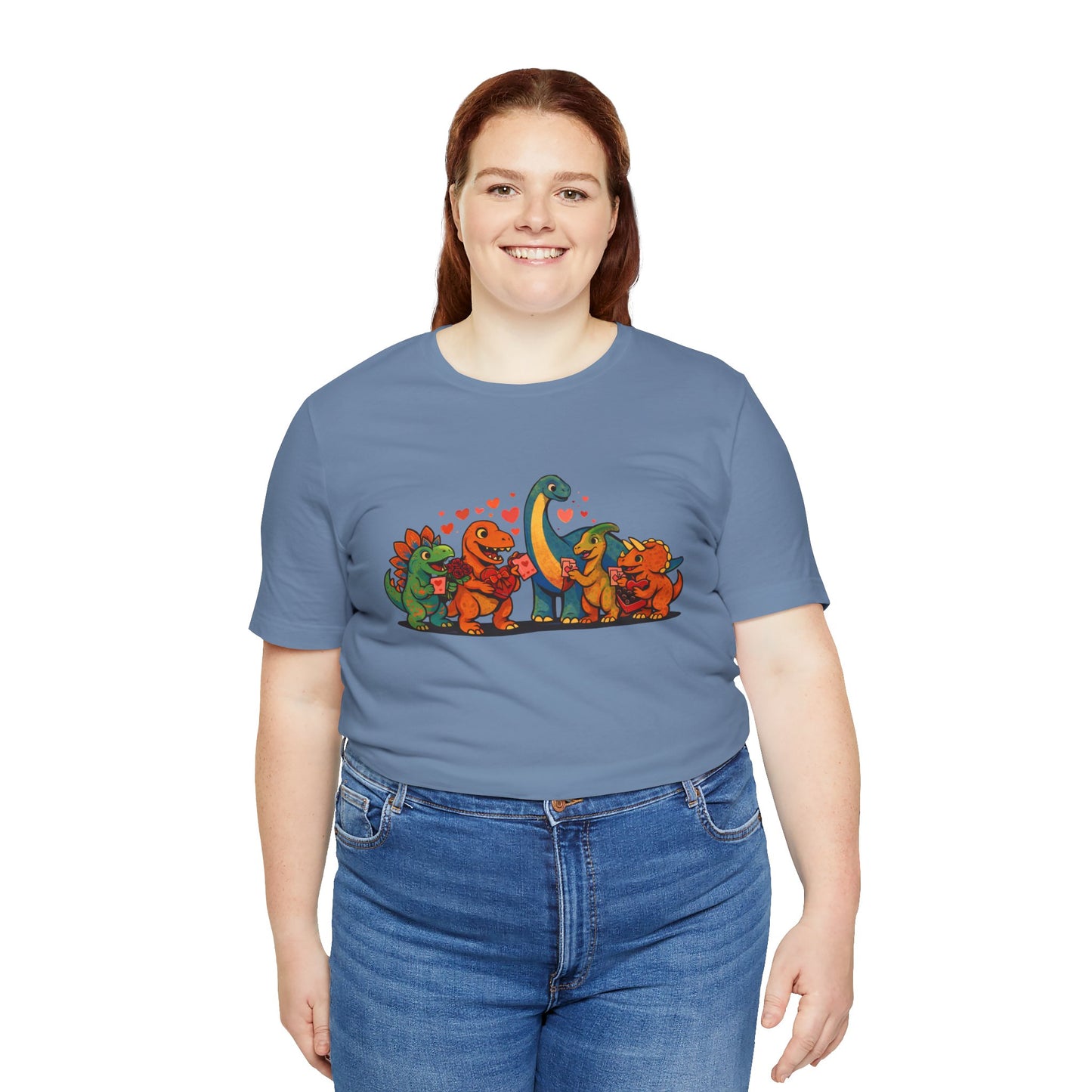 Dinosaur Valentines T-Shirt – Cute Dino Valentine’s Day Tee