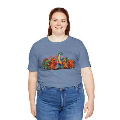Dinosaur Valentines T-Shirt – Cute Dino Valentine’s Day Tee