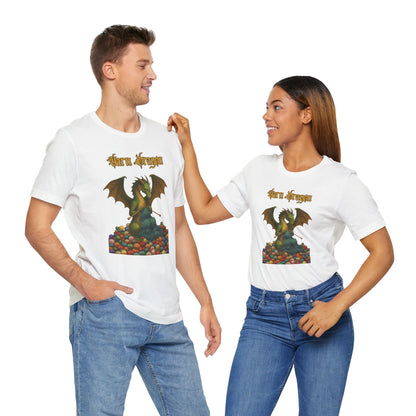 Yarn Dragon T-Shirt – Funny Knitting Dragon Shirt for Yarn Lovers