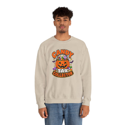 Candy Tax Collector Sweatshirt – Funny Halloween Parent Crewneck