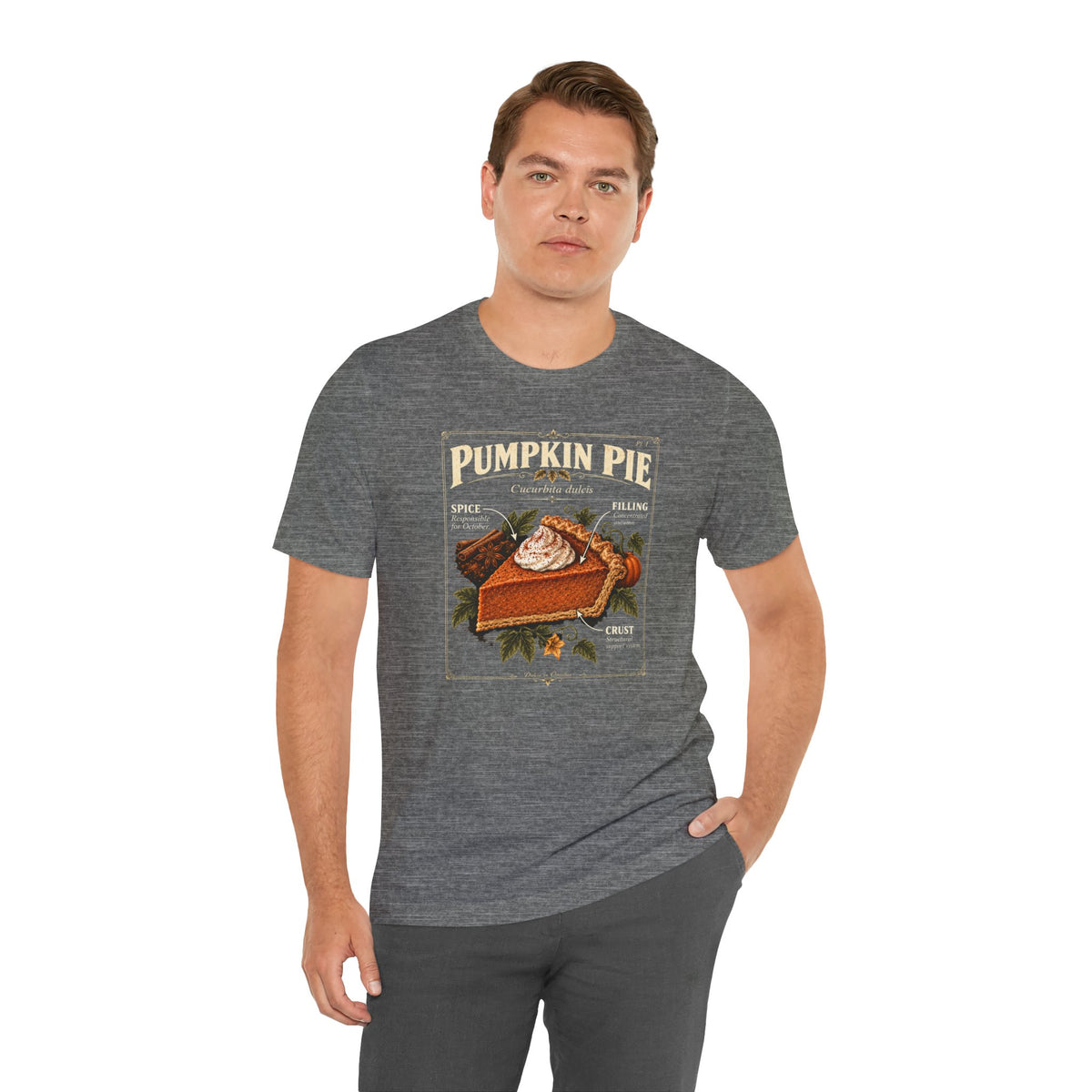Pumpkin Pie Anatomy T-Shirt – Vintage Thanksgiving Fall Tee