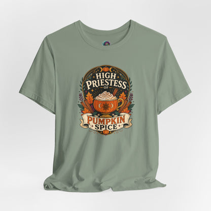 High Priestess of Pumpkin Spice T-Shirt – Funny Fall Tee