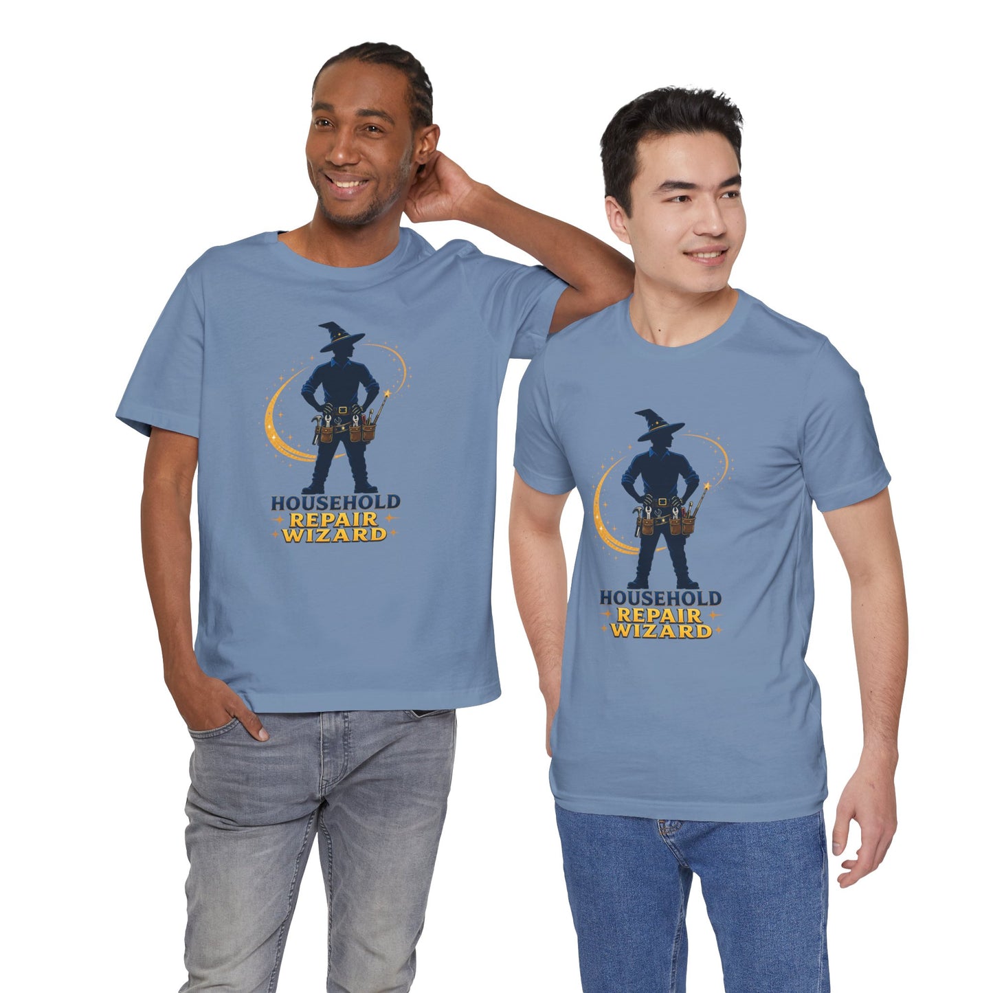 Household Repair Wizard T-Shirt – Funny Handy Dad Tee