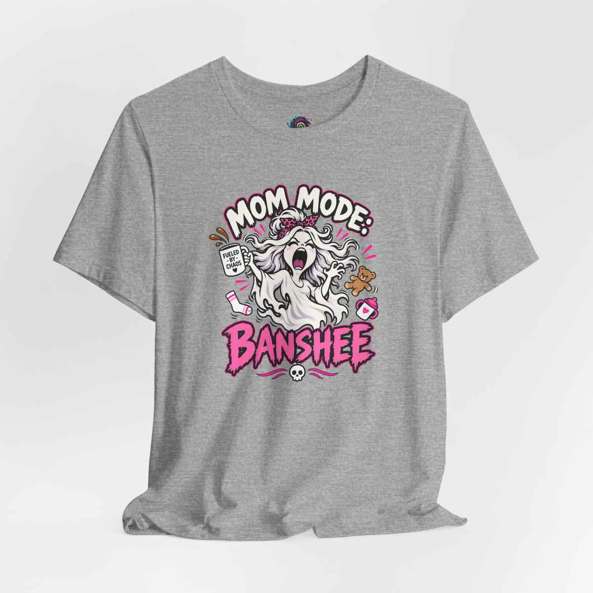 Mom Mode Banshee T-Shirt – Funny Chaotic Mom Halloween Tee
