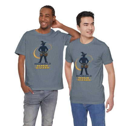 Household Repair Wizard T-Shirt – Funny Handy Dad Tee
